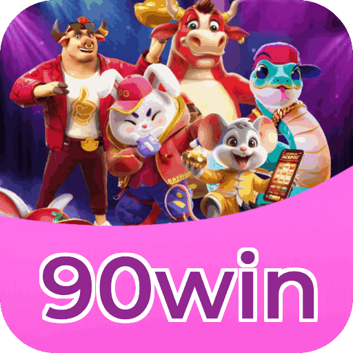 Interface do aplicativo 90win mostrando jogos disponíveis no iOS e Android